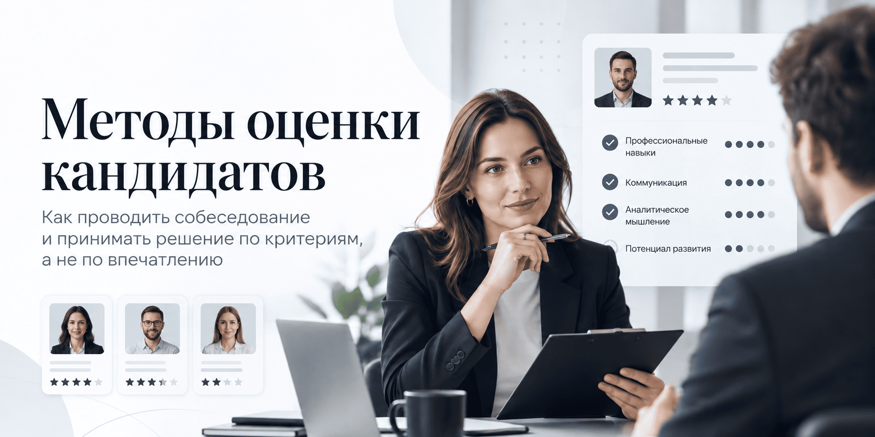 Методы оценки кандидатов на собеседовании — NIVEL